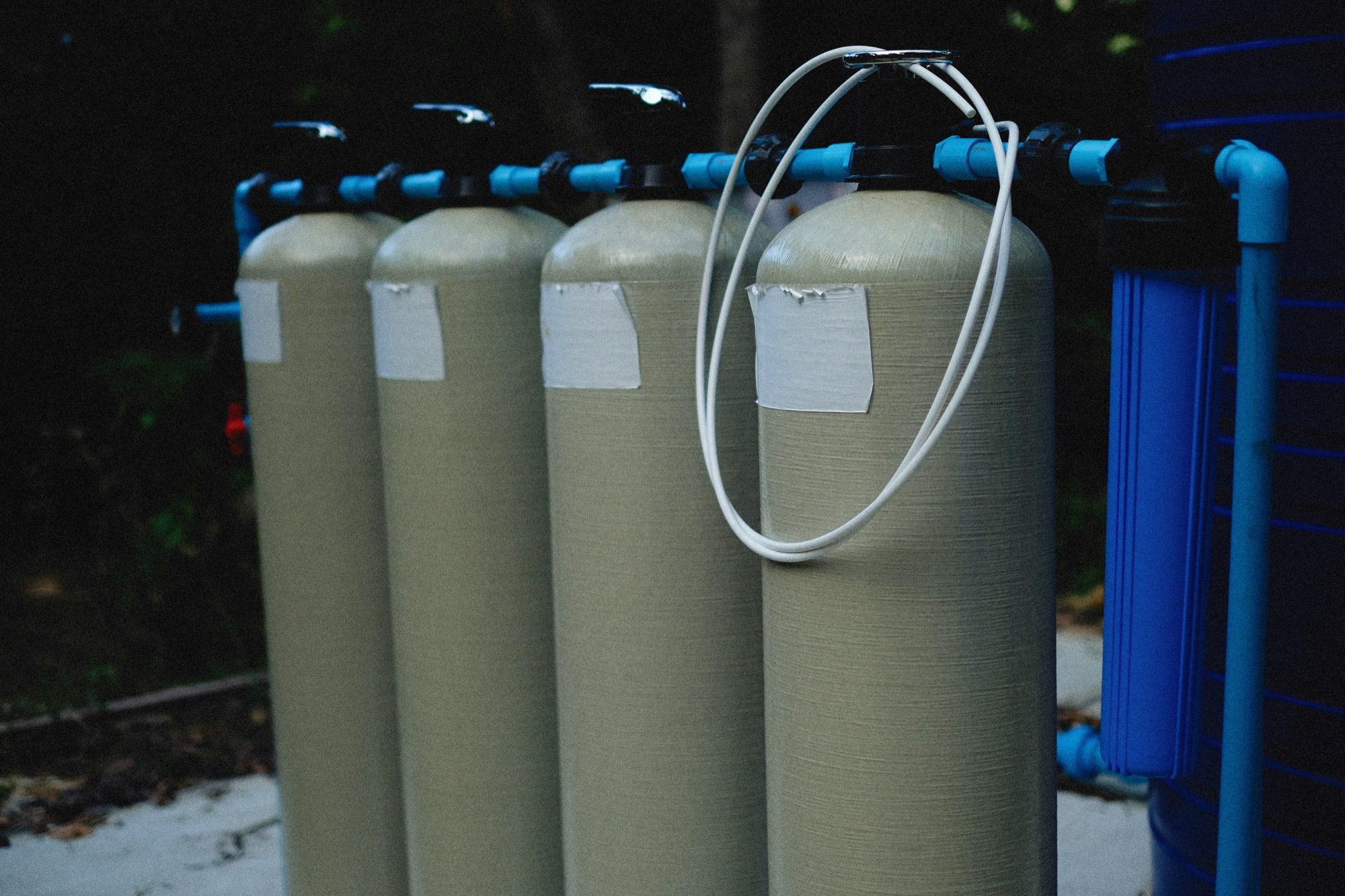 Whole-home water softener and filtration system